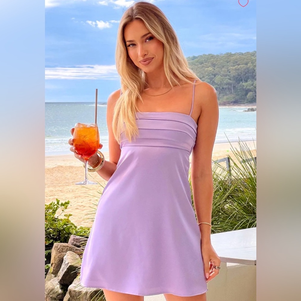 Beginning Boutique Lavender Mini Dress